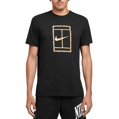 Camiseta Masculina Nike NikeCourt Dri-FIT Heritage Preto-HF6217-010- -1-